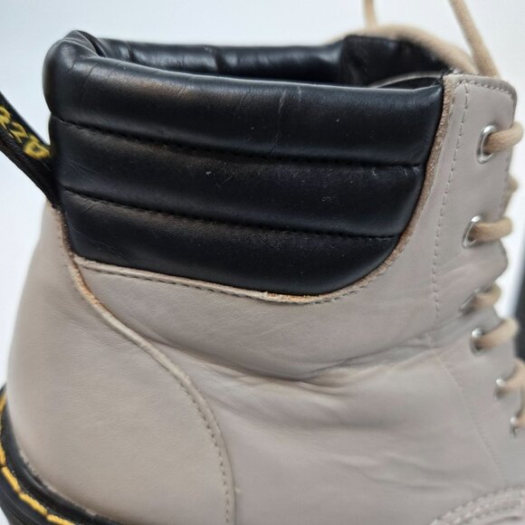 Dr. Martens Taupe Persephone Lace Up Heeled Ankle Boots Women's Size US 7 EU 38 - Picture 9 of 12